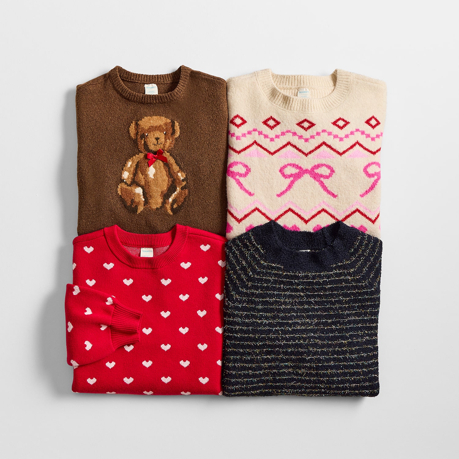 Thereabouts Little & Big Kid Girls Round Neck Long Sleeve Pullover Sweater