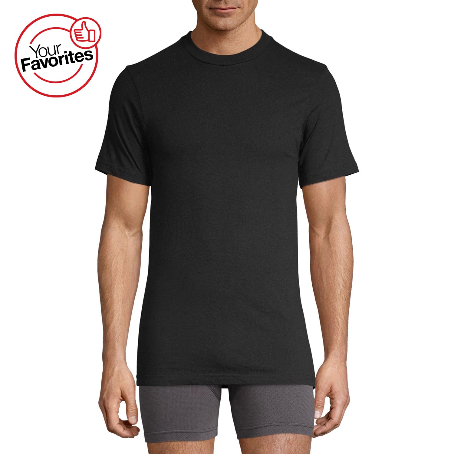 Stafford Heavyweight Mens 3 Pack Short Sleeve Crew Neck T-Shirt