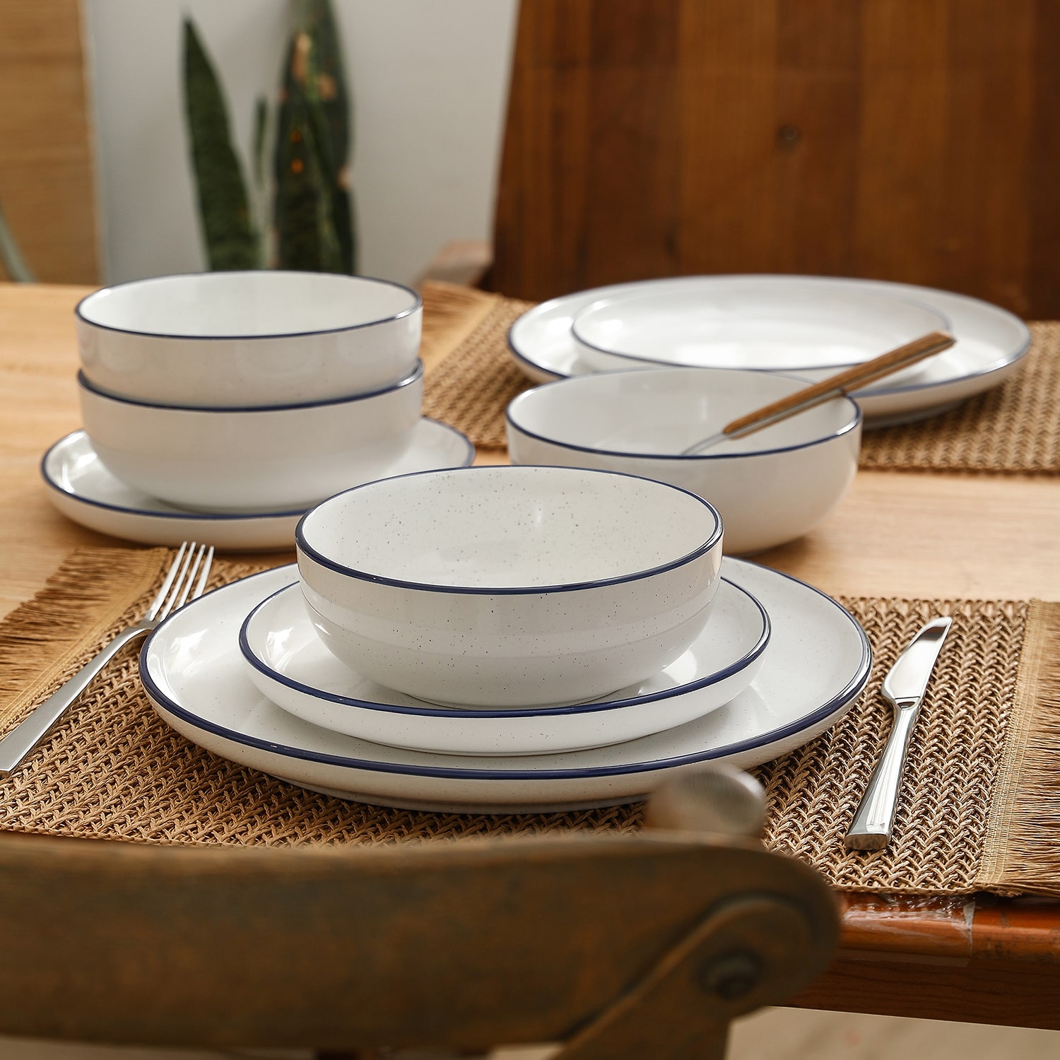 EARTH & CLAY Ezra -pc. Stoneware Dinnerware Set
