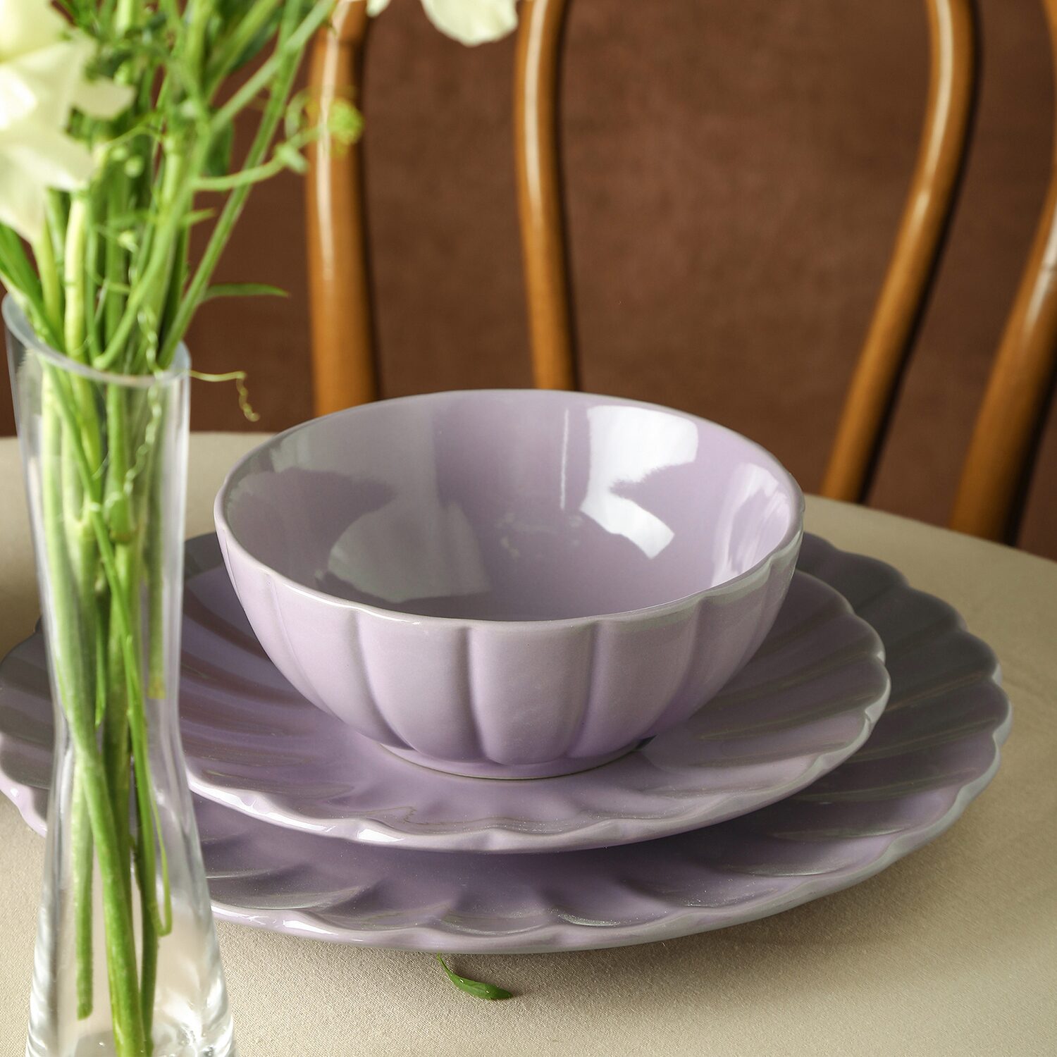 EARTH & CLAY Phoenix -pc. Stoneware Dinnerware Set