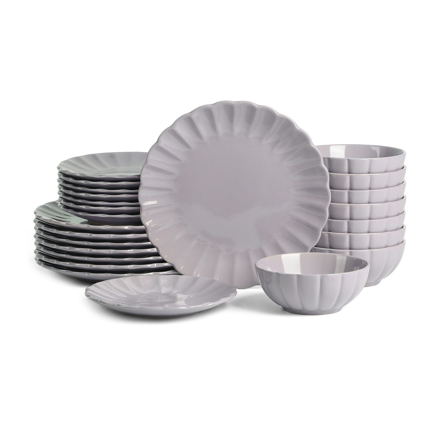 EARTH & CLAY Phoenix 24-pc. Stoneware Dinnerware Set