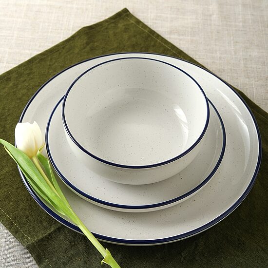 EARTH & CLAY Ezra 12-pc. Stoneware Dinnerware Set