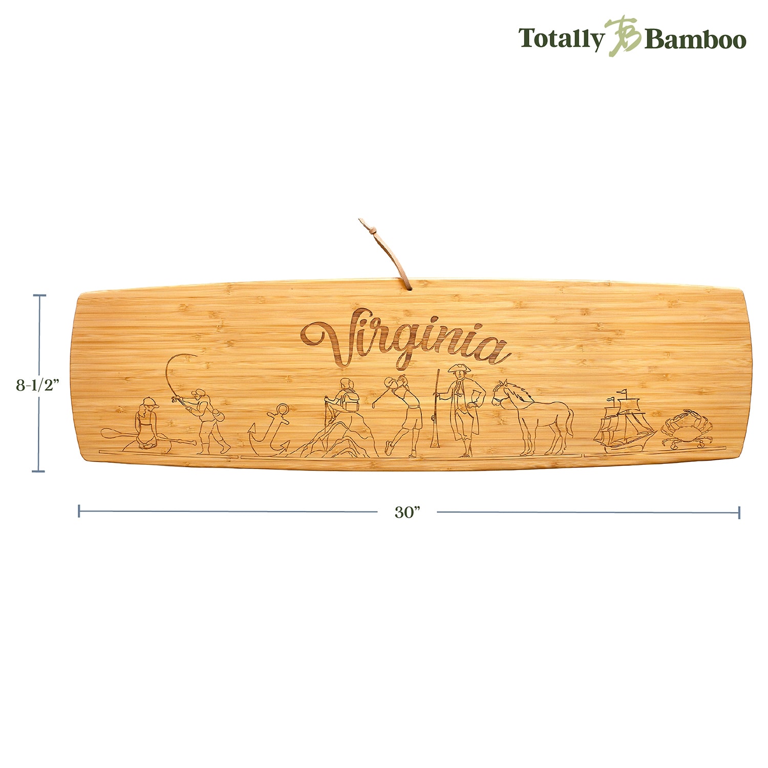 Totally Bamboo Virginia Charcuterie Board