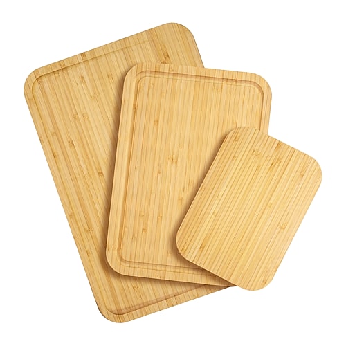 Totally Bamboo 3pc Bamboo Board Set Cutting Board In Brown