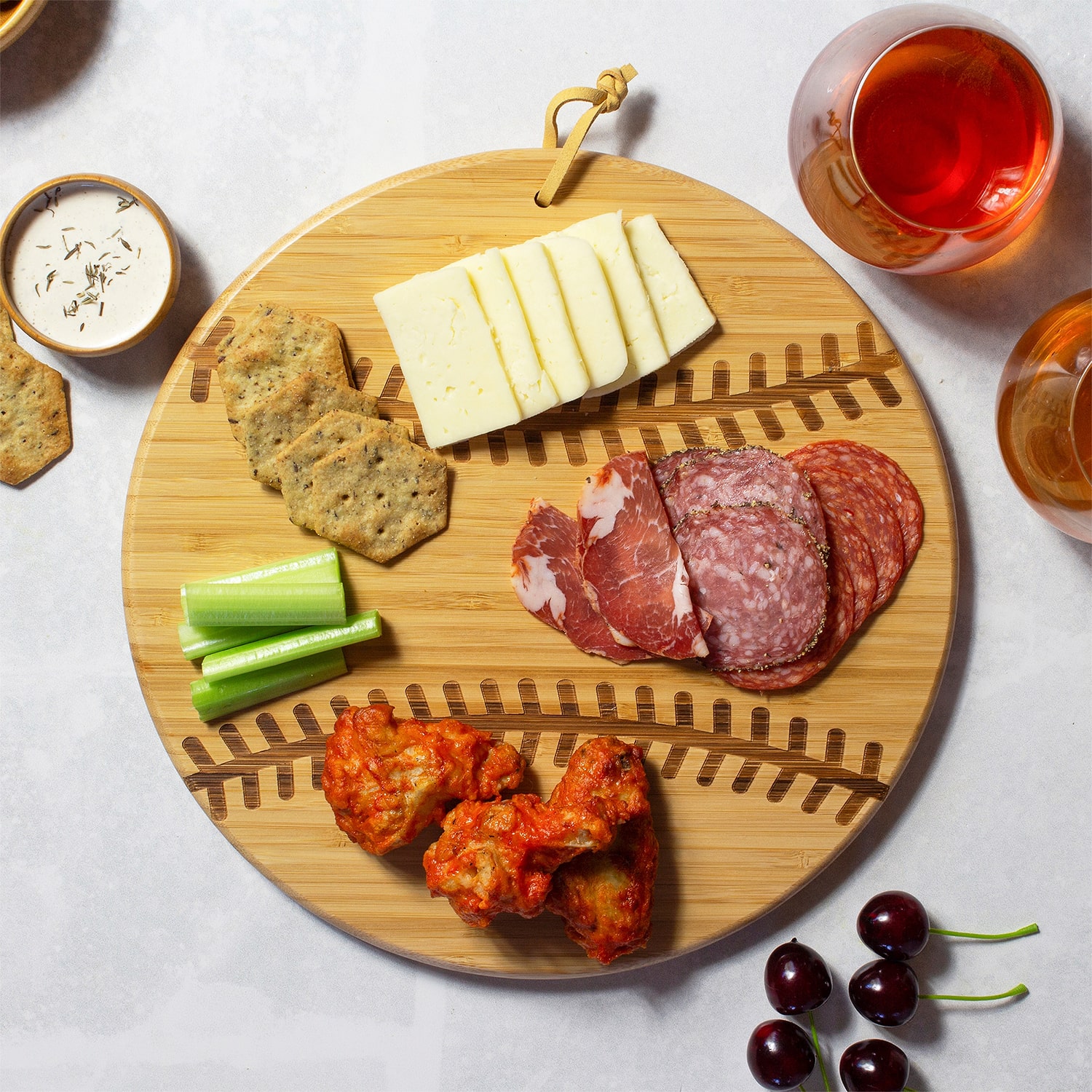 Totally Bamboo 12  Baseball Board Cutting Board
