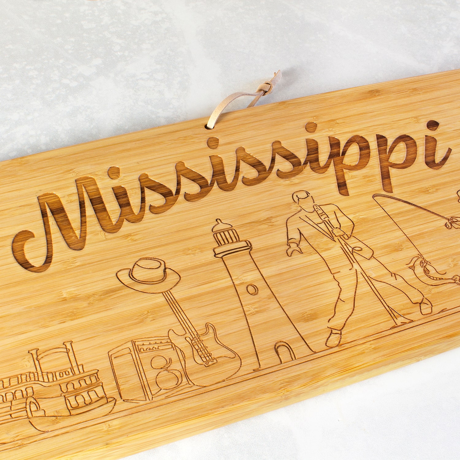 Totally Bamboo Mississippi Charcuterie Board