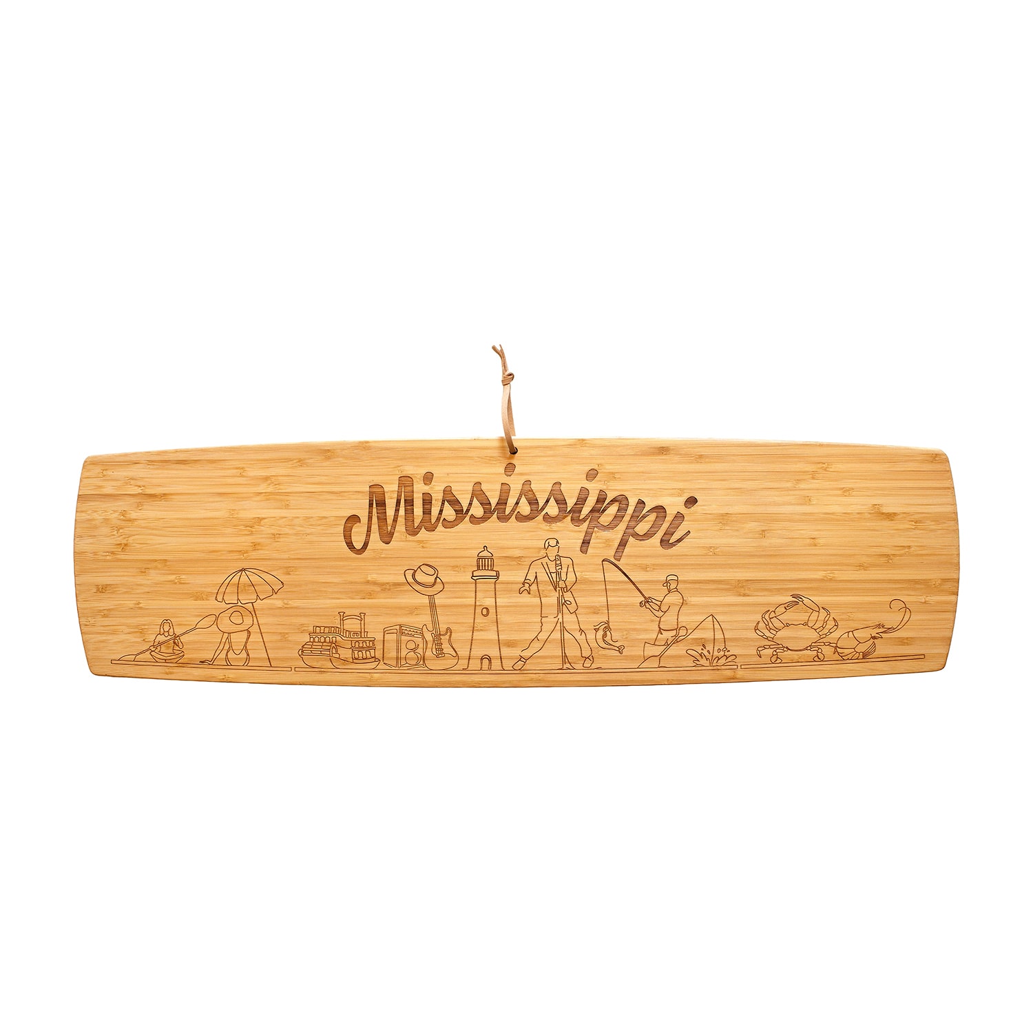 Totally Bamboo Mississippi Charcuterie Board