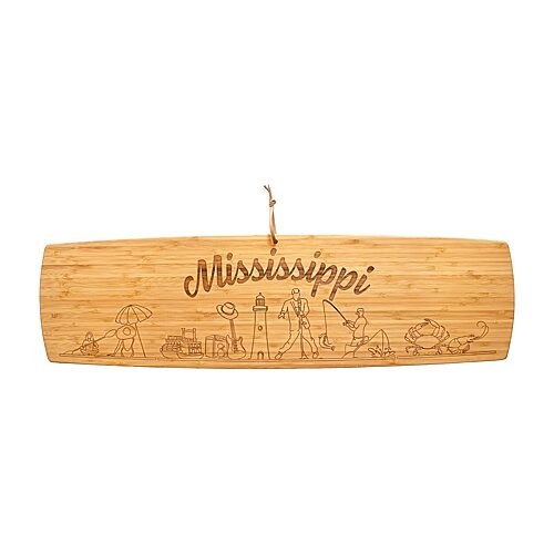 Totally Bamboo Mississippi Charcuterie Board In Brown