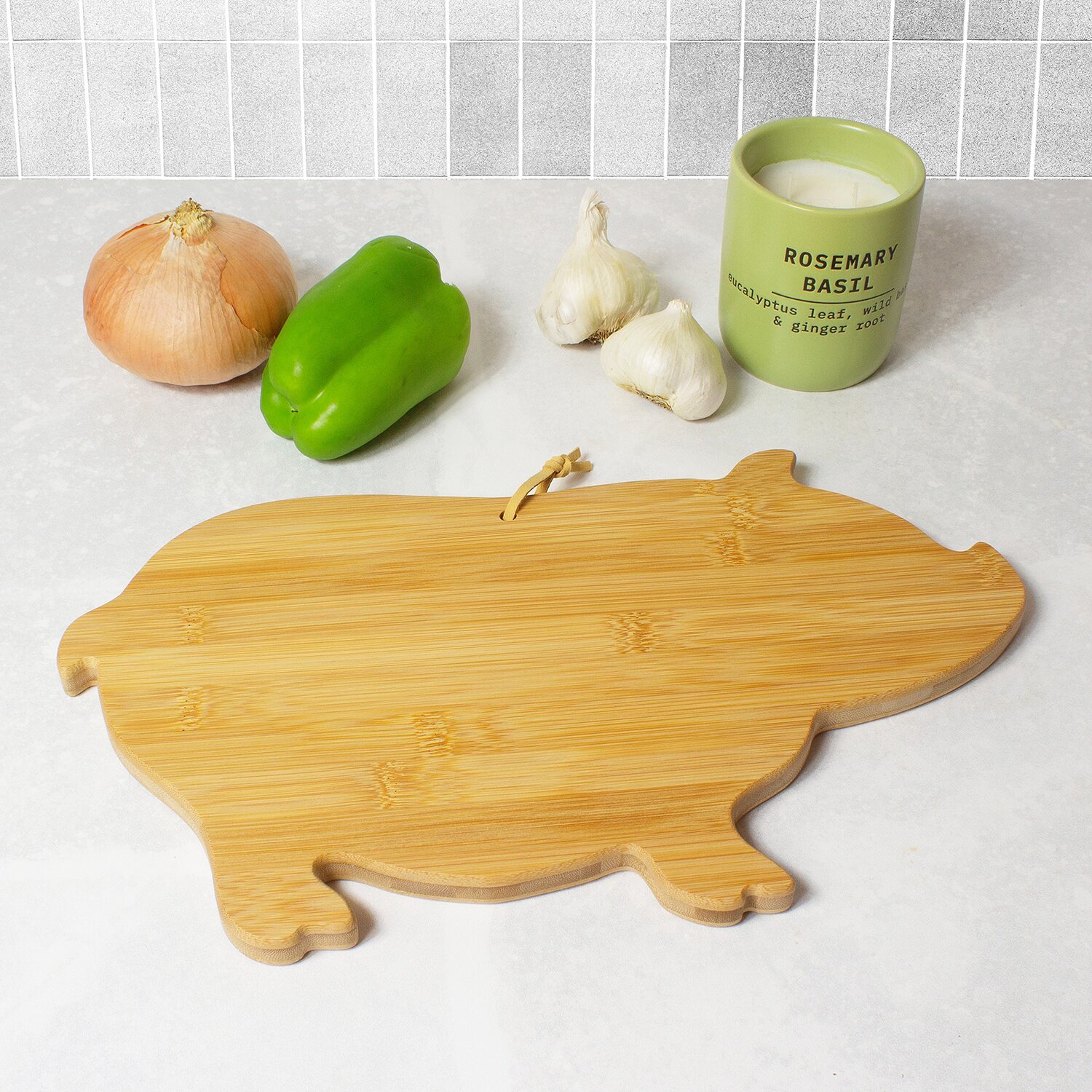 Totally Bamboo Pig Cutting Board Cutting Board