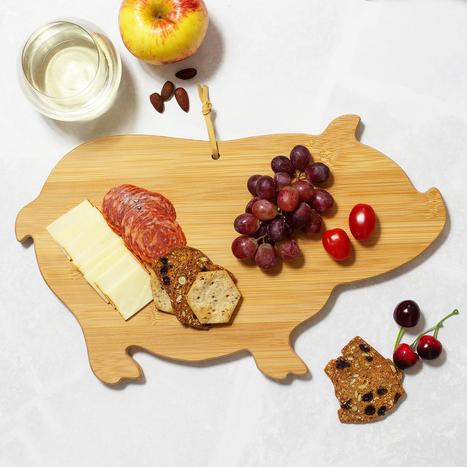 Totally Bamboo Pig Cutting Board Cutting Board