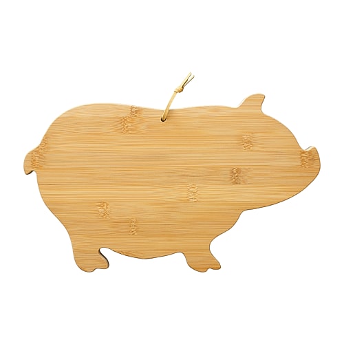 Totally Bamboo Pig Cutting Board In Brown