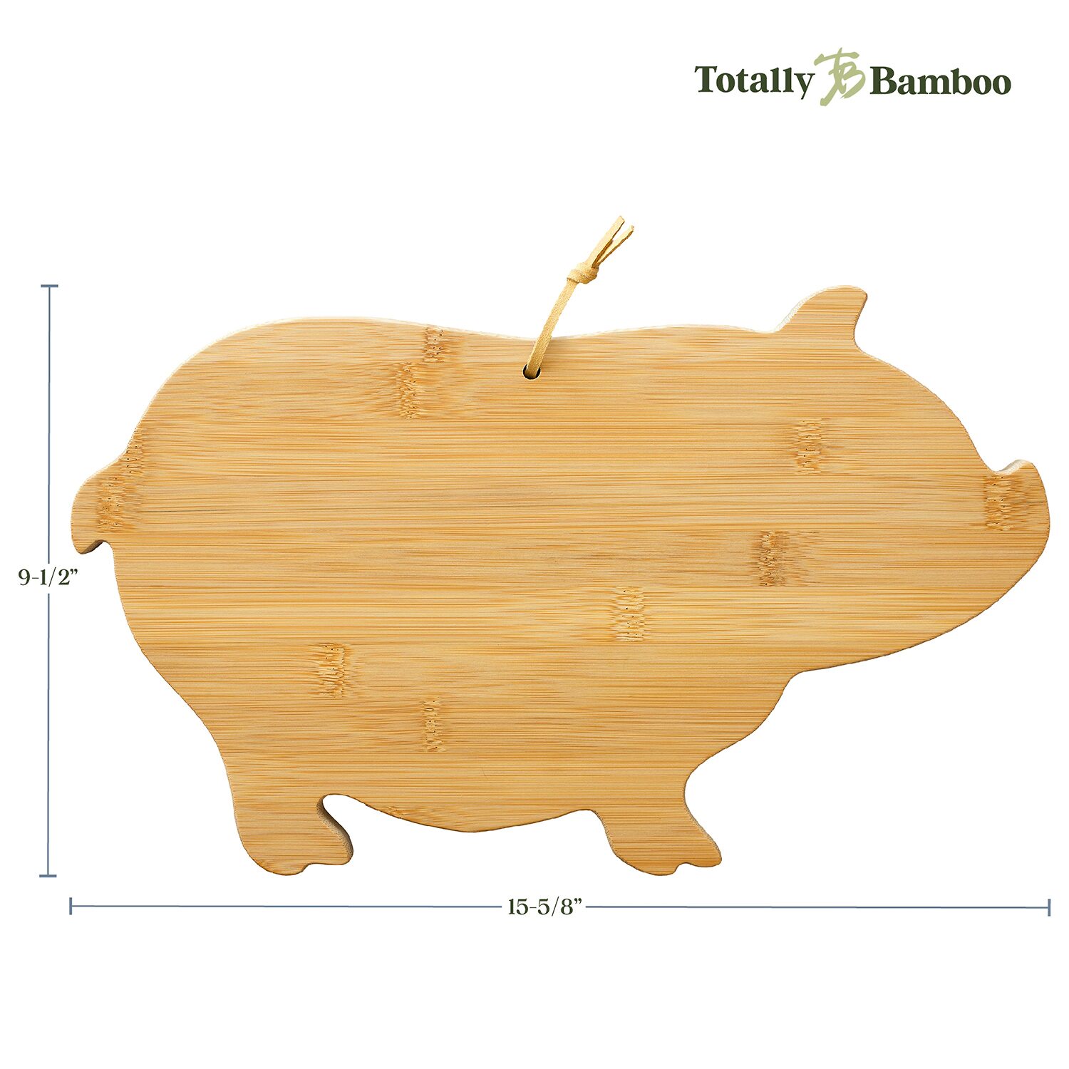 Totally Bamboo Pig Cutting Board Cutting Board
