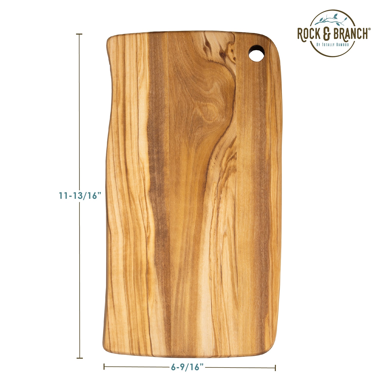 Totally Bamboo Olive Cut Serve Cutting Board