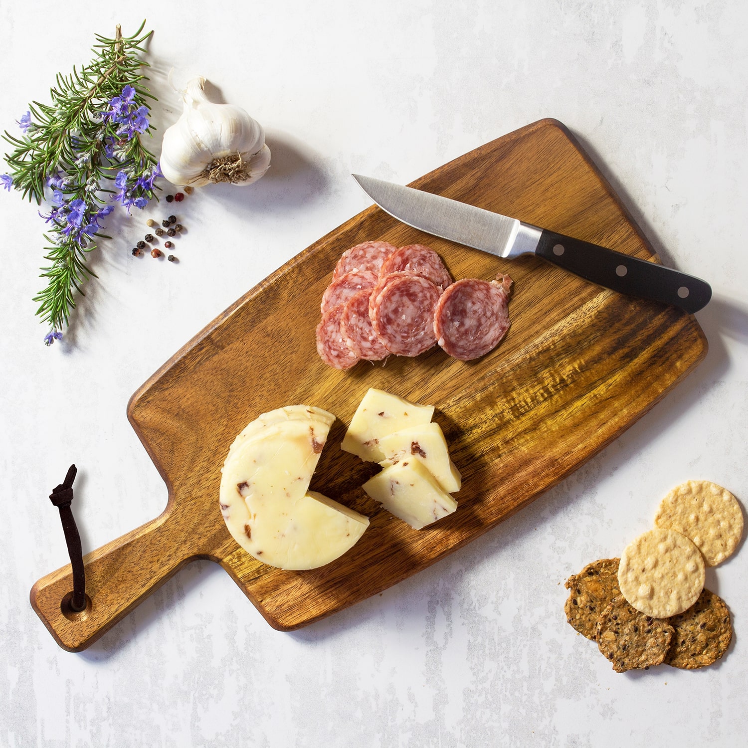 Totally Bamboo Acacia Paddle Cutting Board