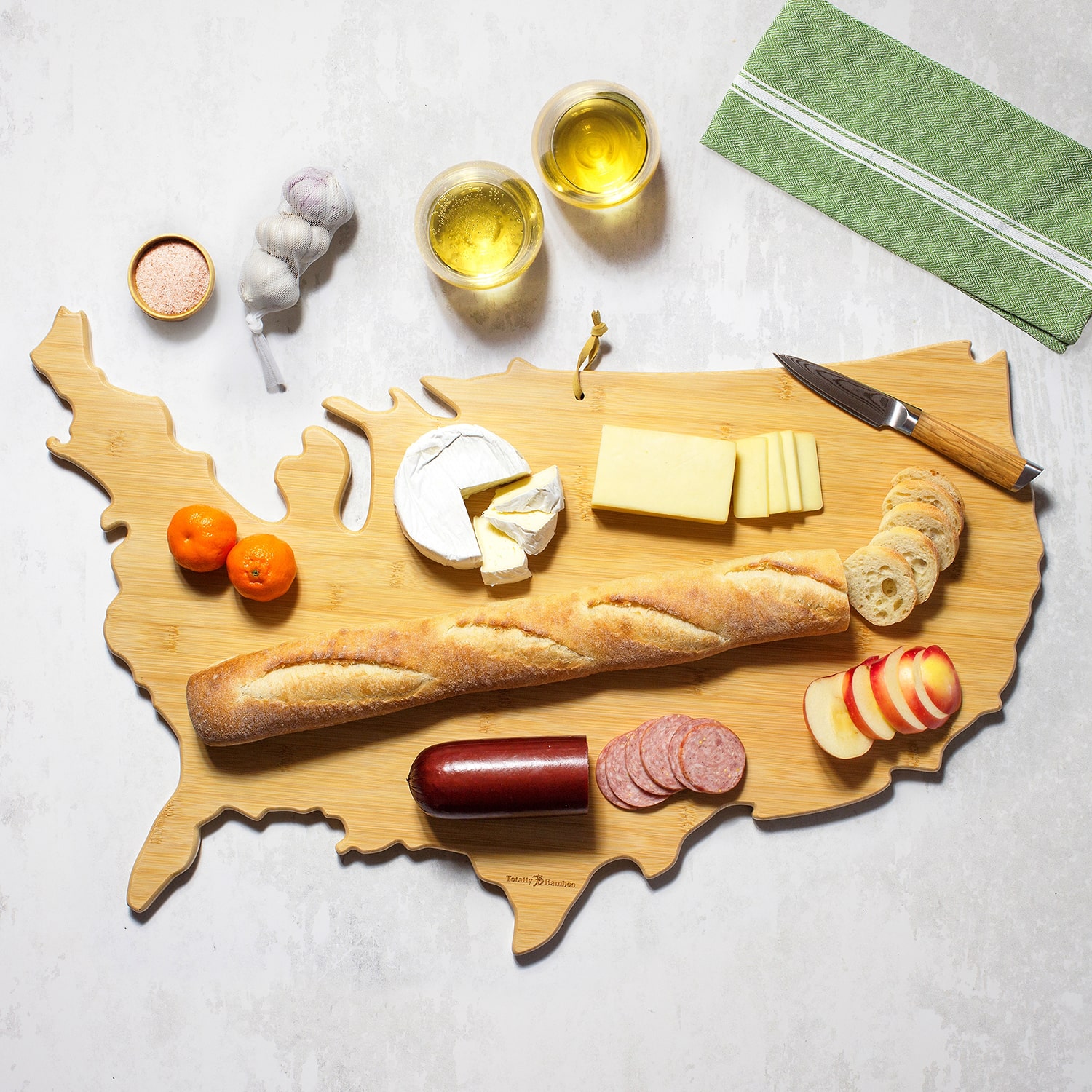 Totally Bamboo Xxl Destination Usa Cutting Board