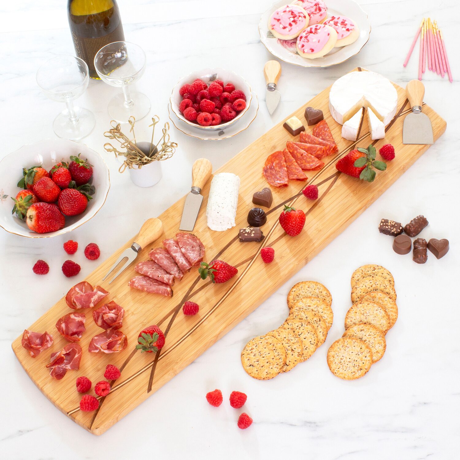 Totally Bamboo Del Mar Charcuterie board