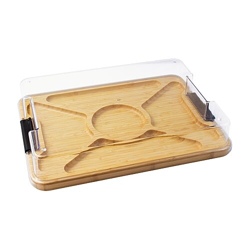 Totally Bamboo Flip Serve Store Cutting Board In Brown