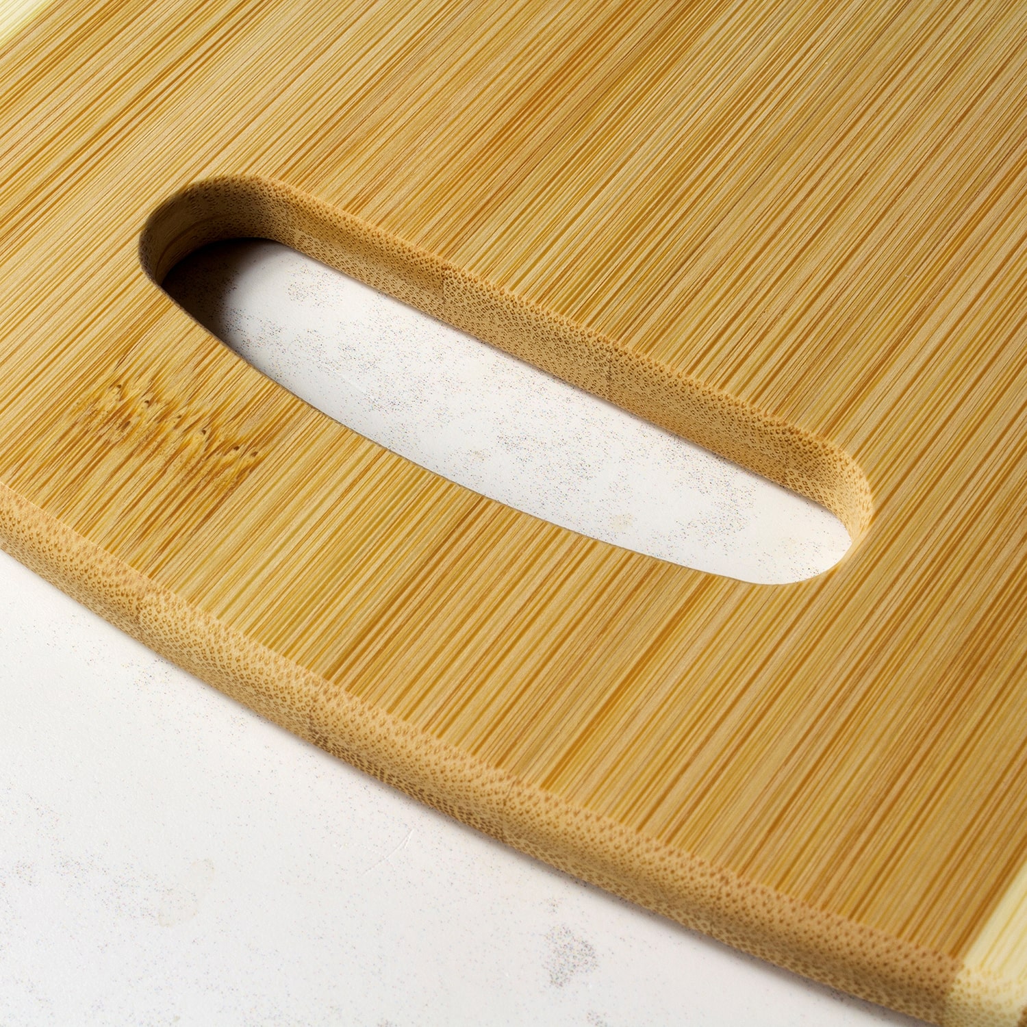 Totally Bamboo 2pc Stripe Board Set Cutting Board
