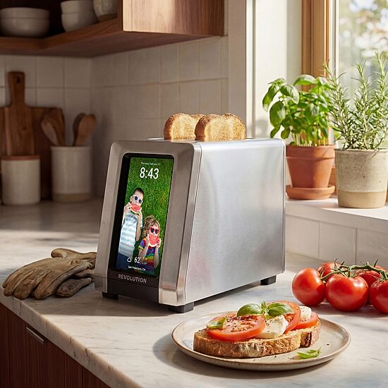 REVOLUTION COOKING™ Connect Plus Smart Automatic Shut Off Electric Toaster
