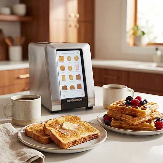 REVOLUTION COOKING™ Connect Plus Smart Automatic Shut Off Electric Toaster