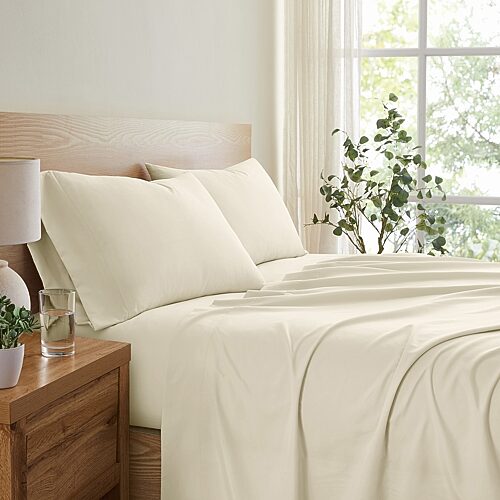 Truly Soft Everyday Wrinkle Resistant Sheet Set, One Size, Beige