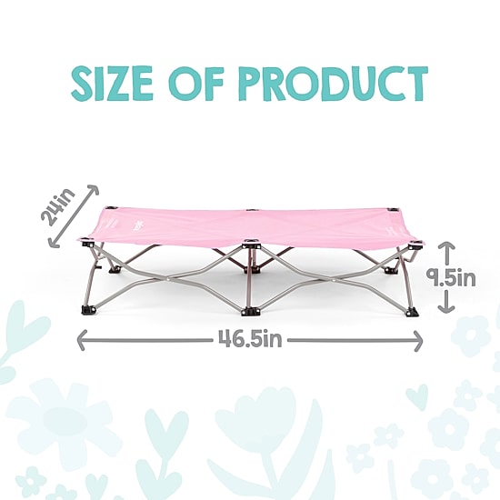 Regalo My Cot Pink Portable Toddler Bed