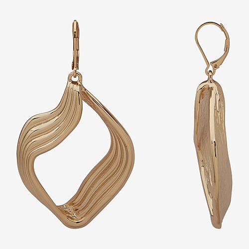 Worthington Womens Drop Earrings In Yellow