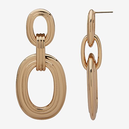 Worthington Womens Drop Earrings In Yellow