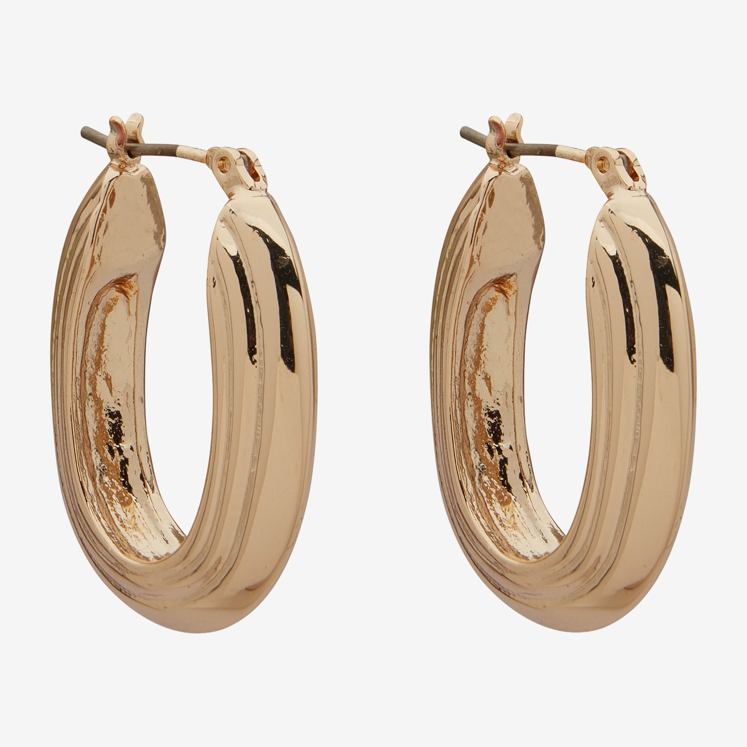 Worthington Womens 27.9mm Hoop Earrings
