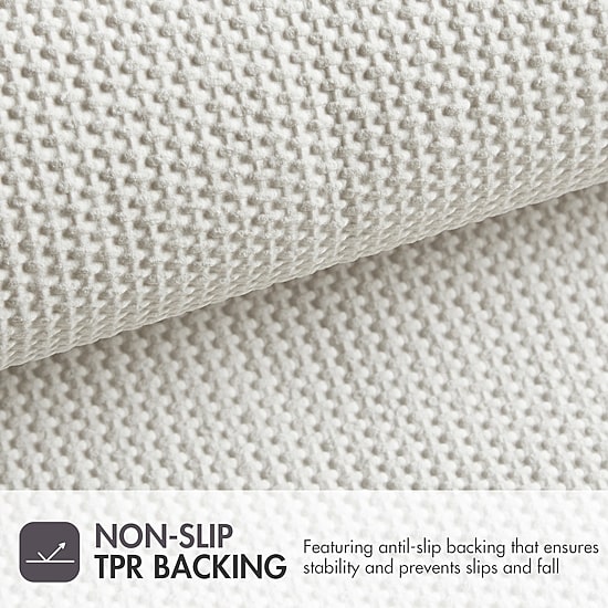 Madison Park Tufted Pearl Channel Soft Solid Tufted Bath Rug