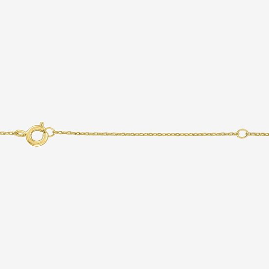 Womens Gemstone 14K Gold Over Silver 16 Inch Pendant Necklace