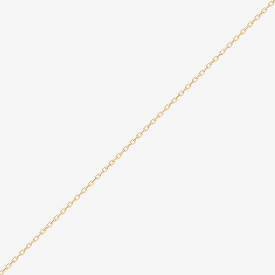 Limited Quantities! Womens 10K Gold 18 Inch Cable Chain Necklace