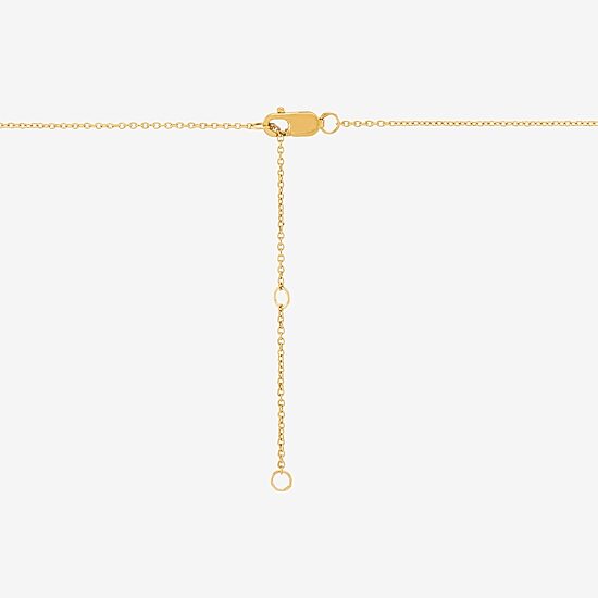 Limited Quantities! Womens 1/8 CT. T.W. Natural White Diamond 10K Gold 17 Inch Pendant Necklace