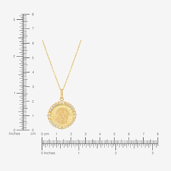 Limited Quantities! Womens 1/10 CT. T.W. Natural White Diamond 10K Gold 18 Inch Pendant Necklace