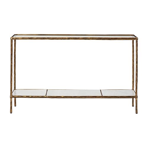 Signature Design by Ashley Ryandale Console Sofa Table, One Size, Yellow
