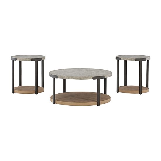 Signature Design by Ashley Davidson Table Set of 3