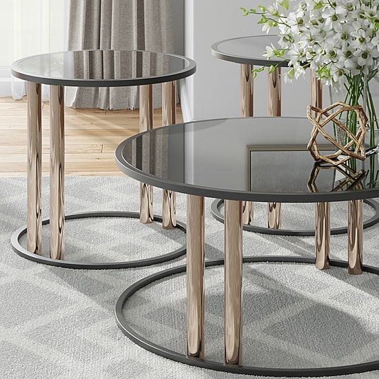 Signature Design by Ashley Hannibal Table Set of 3
