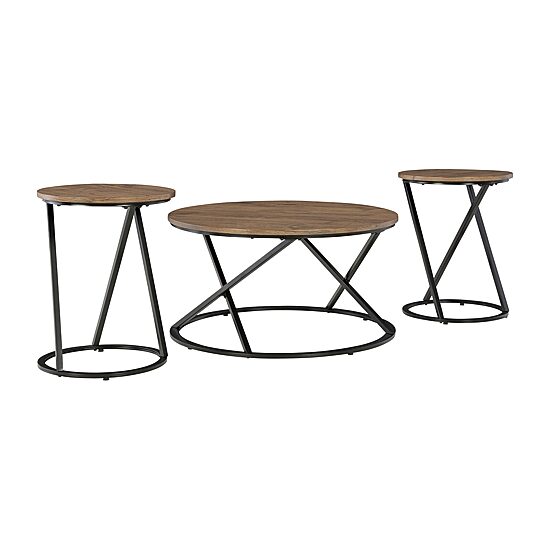 Signature Design by Ashley Cassblanc Table Set of 3