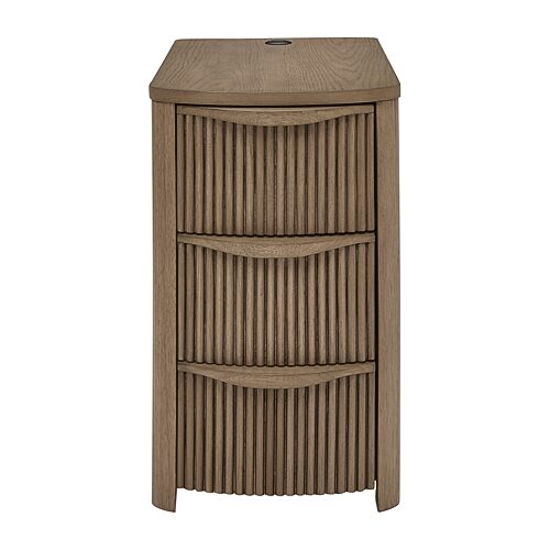 Signature Design by Ashley Cameo Chairside End Table, One Size, Brown