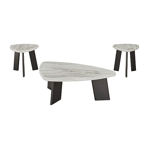 Signature Design by Ashley Lima Table Set of 3, One Size, Gray