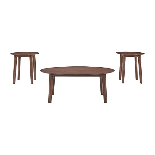 Signature Design by Ashley Goshen Table Set of 3, One Size, Brown