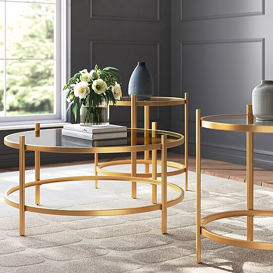 Signature Design by Ashley Pecos Table Set of 3
