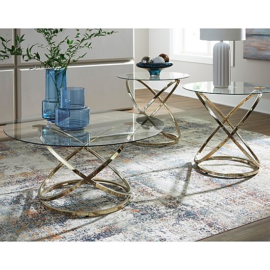 Signature Design by Ashley Crawfordsville Table Set of 3