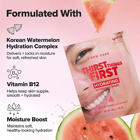 I Dew Care Thirst Hydrating Hydrogel Mask