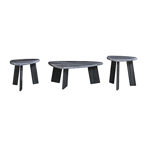 Signature Design by Ashley Bluefield Table Set of 3, One Size, Gray