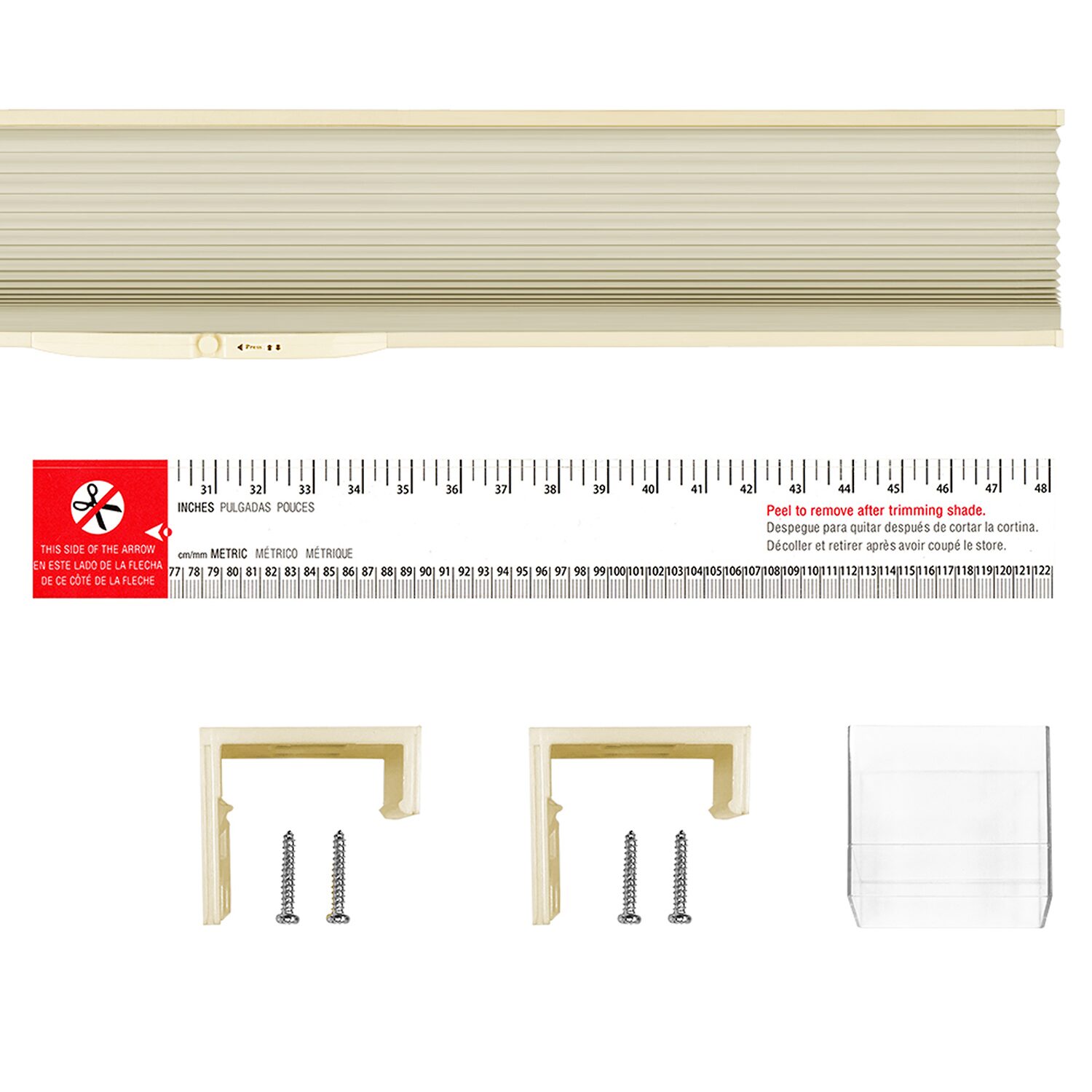 Lumi Home Furnishings Cordless Room Darkening Cellular Shade
