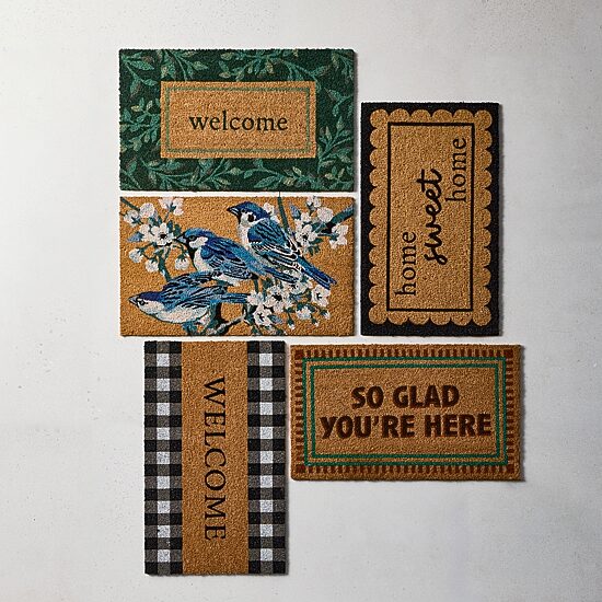 Linden Street So Glad You're Here Coir Doormat