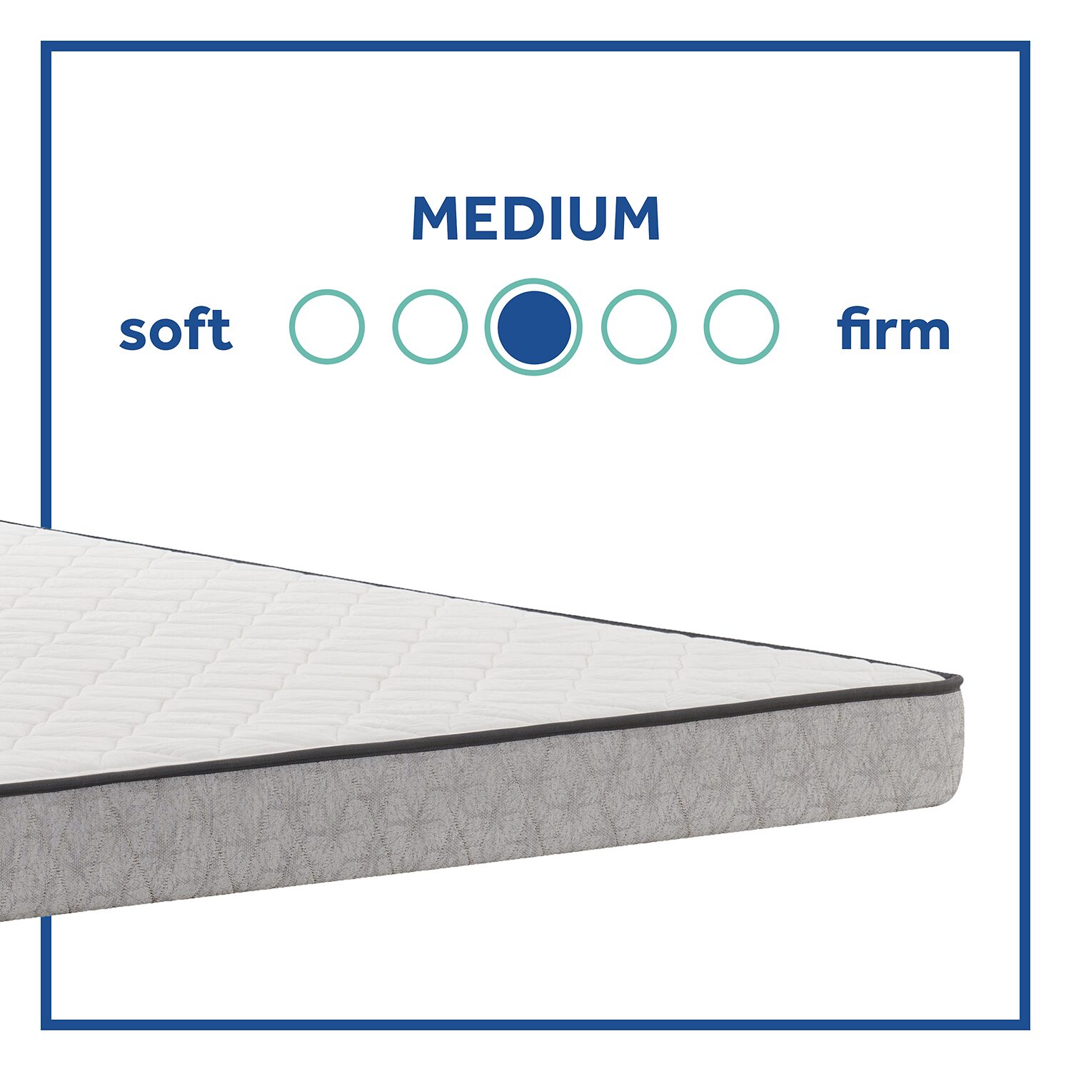 Sealy Masterbrand Essentials Peninsula 5.5" Medium Tight Top - Mattress + Box Spring