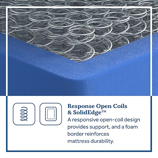 Sealy® Sealy Masterbrand Essentials Myrtle 12" Plush Euro-Top Innerspring Mattress + Box Spring