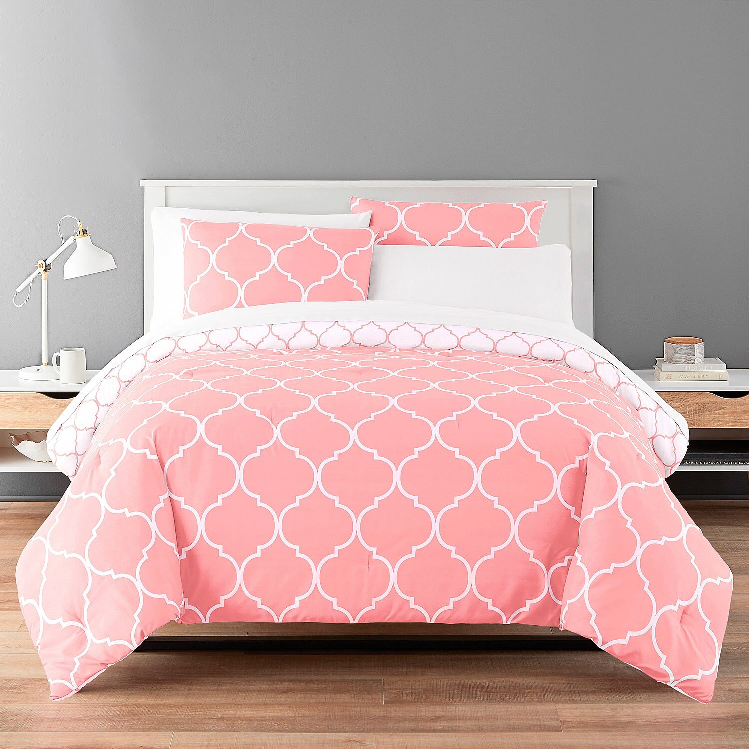 Home Expressions Nora Ogee Complete Bedding Set with Sheets